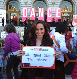 Me at One Billion Rising. This is why I rise.